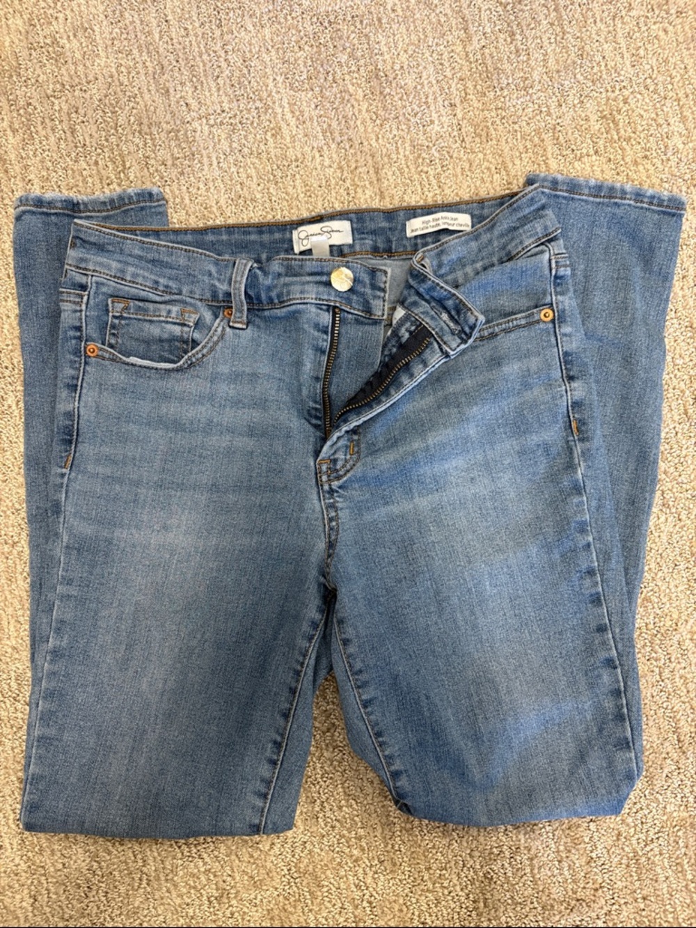 Light Blue Women’s Jeans - Classic Stretch Denim